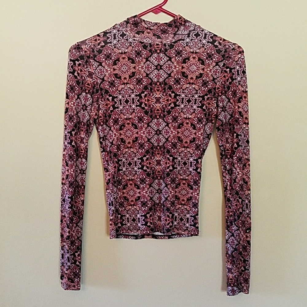 Wet Seal fitted long sleeve shirt Juniors XS